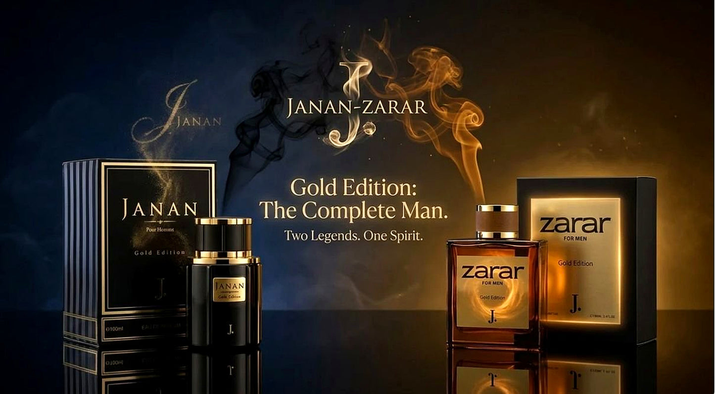 Zarar + Janan Gold Combo Pack - 2 Perfumes 100ml - BUY 1 GET 1 FREE -LIMITED TIME OFFER