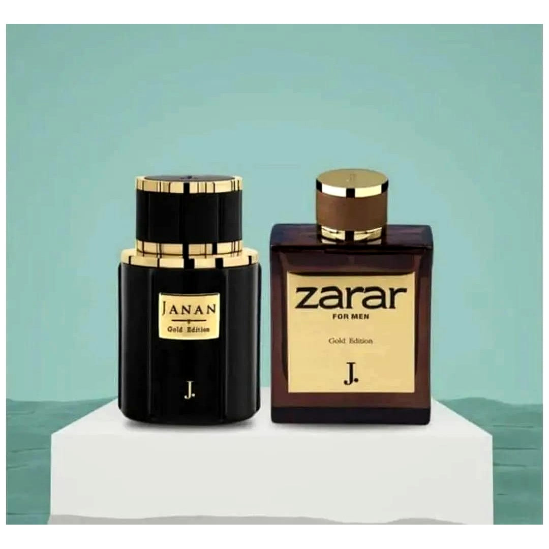 Zarar + Janan Gold Combo Pack - 2 Perfumes 100ml - BUY 1 GET 1 FREE -LIMITED TIME OFFER
